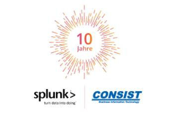 10-jähriges Jubiläum der Big-Data-Technologiepartnerschaft von Splunk und Consist